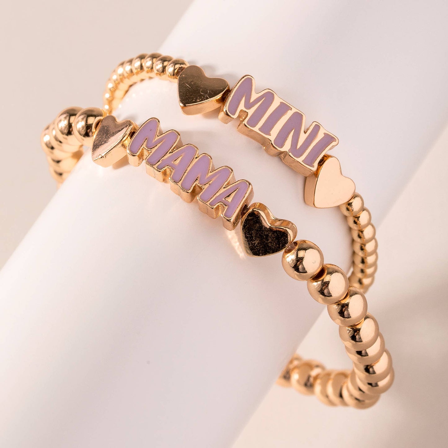 MAMA and MINI Charm Bracelet Set