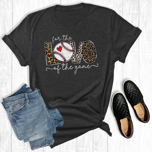 For The Love Of The Game Baseball Graphic Tee