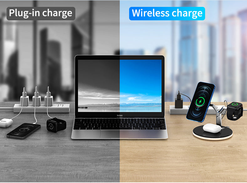 3 in 1 Magnetic Wireless Charger