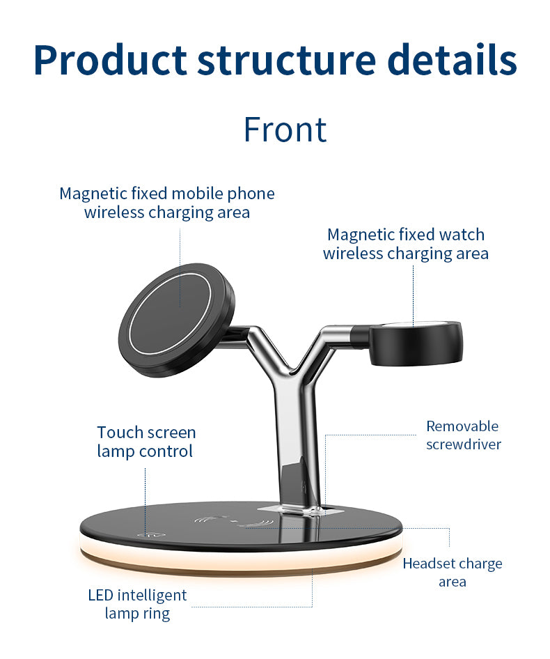 3 in 1 Magnetic Wireless Charger