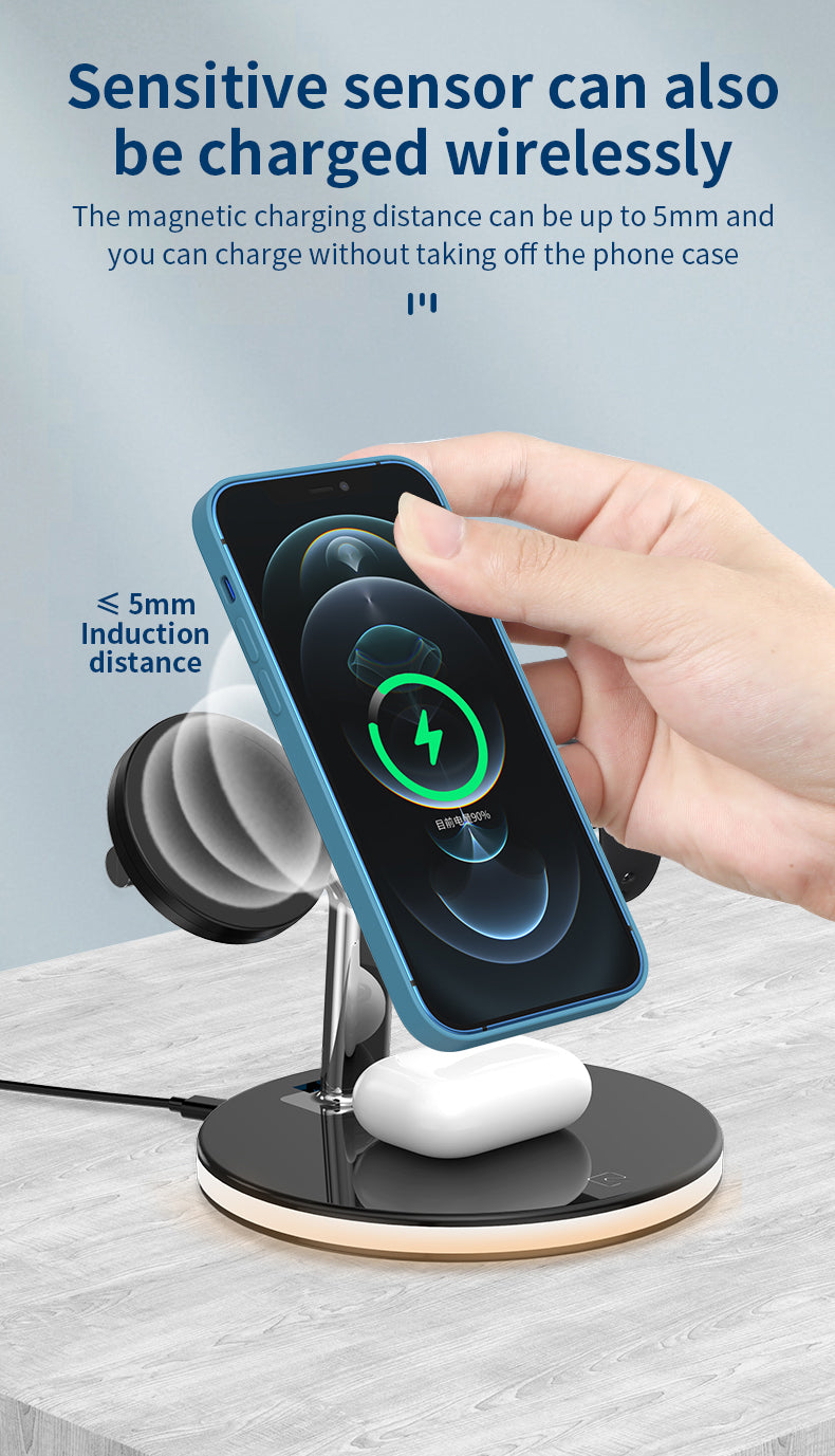 3 in 1 Magnetic Wireless Charger